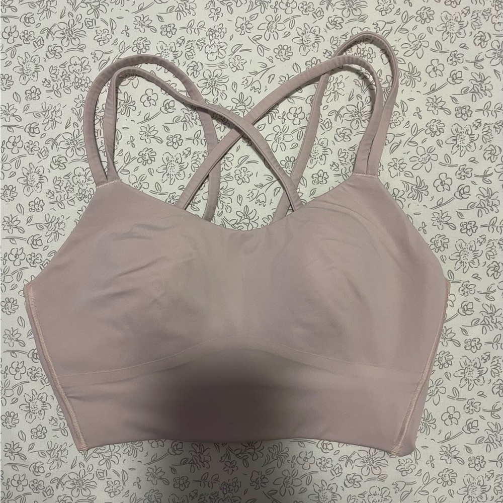 Lululemon like a cloud bra pink size 6